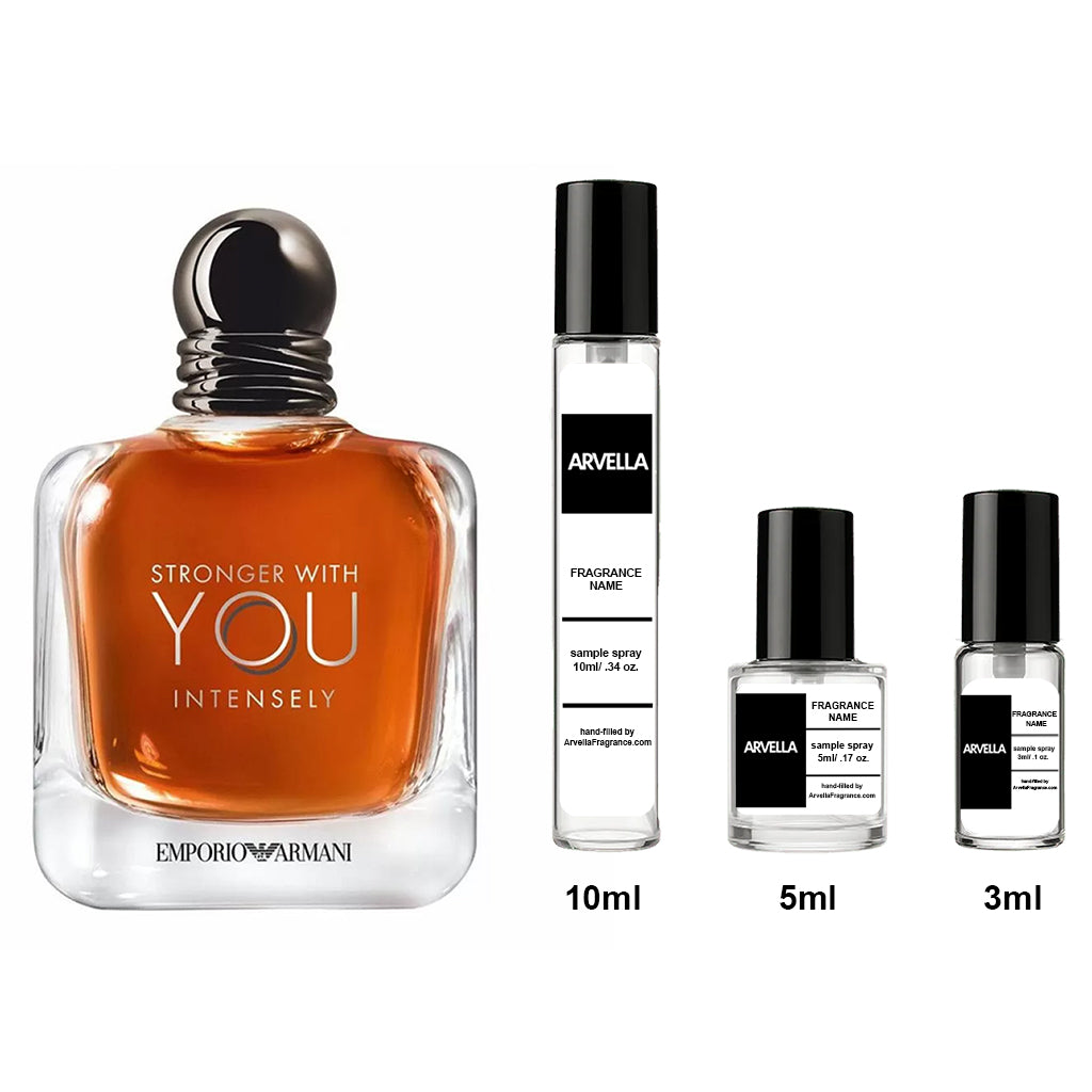 Armani Stronger With You Intensely Sample 3ml Spray - Arvella Fragrance